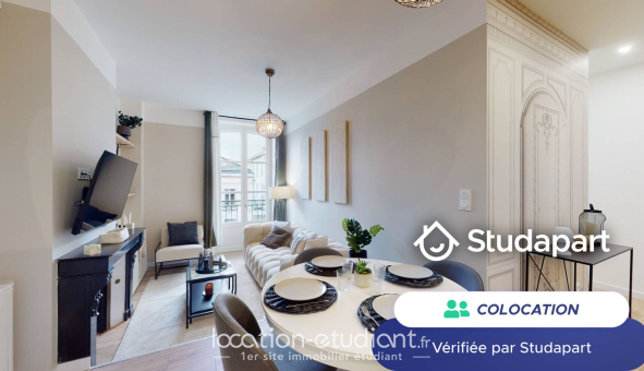 Colocation étudiante T4 &agrave; Clermont Ferrand (63000)