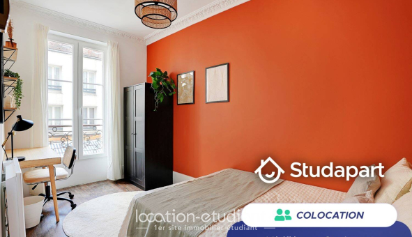 Colocation étudiante Studio &agrave; Clichy (92110)