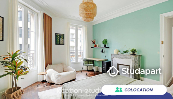 Colocation étudiante Studio &agrave; Clichy (92110)