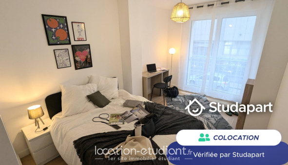 Colocation étudiante Studio &agrave; Clichy (92110)