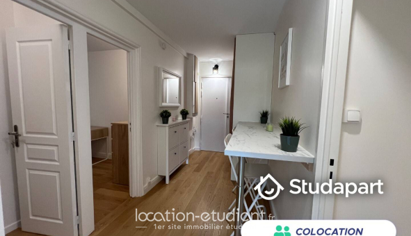 Colocation étudiante Studio &agrave; Clichy (92110)
