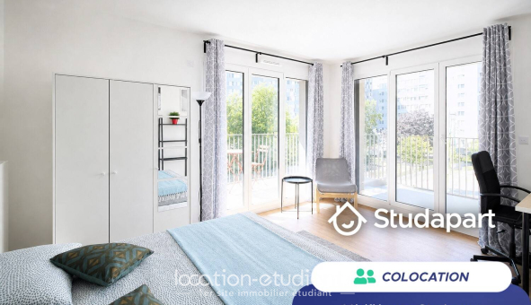 Colocation étudiante T4 &agrave; Clichy (92110)