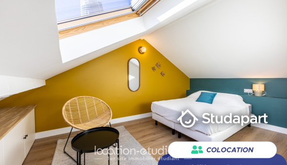 Colocation étudiante Studio &agrave; Courbevoie (92400)