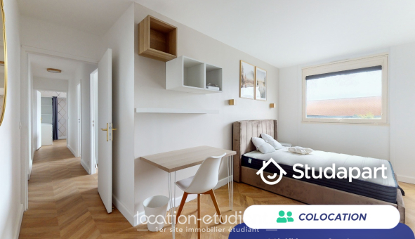 Colocation étudiante Studio &agrave; Courbevoie (92400)