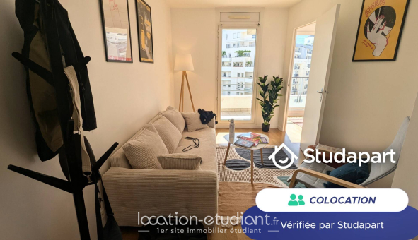 Colocation étudiante Studio &agrave; Courbevoie (92400)