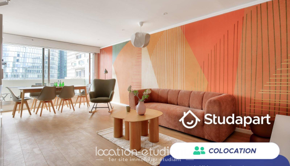 Colocation étudiante Studio &agrave; Courbevoie (92400)