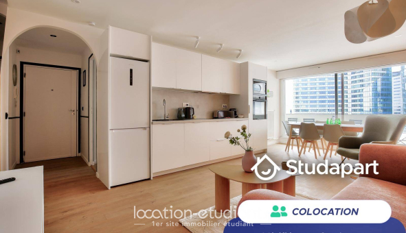 Colocation étudiante Studio &agrave; Courbevoie (92400)