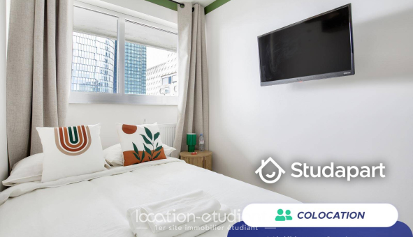 Colocation étudiante Studio &agrave; Courbevoie (92400)
