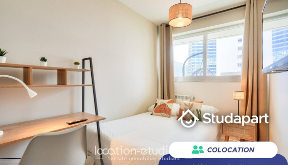 Colocation étudiante Studio &agrave; Courbevoie (92400)