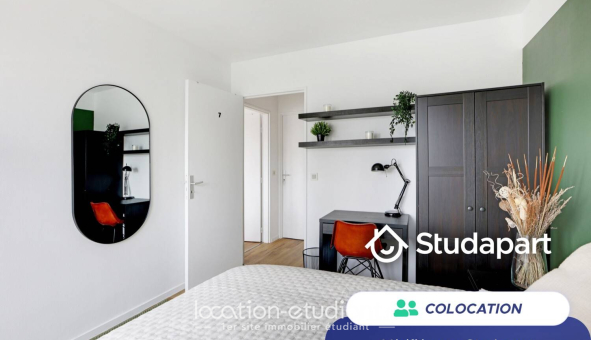 Colocation étudiante Studio &agrave; Courbevoie (92400)