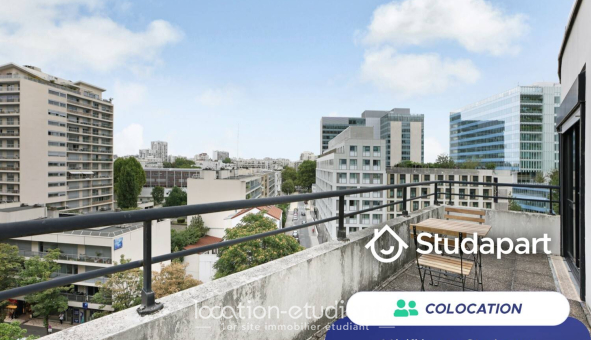 Colocation étudiante Studio &agrave; Courbevoie (92400)