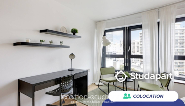 Colocation étudiante Studio &agrave; Courbevoie (92400)