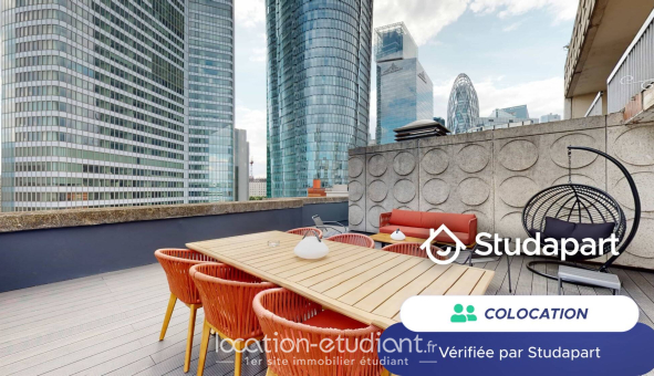 Colocation étudiante T1 &agrave; Courbevoie (92400)