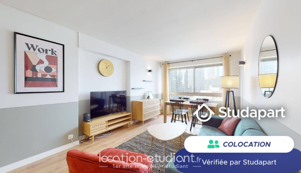 Colocation étudiante T5 &agrave; Courbevoie (92400)