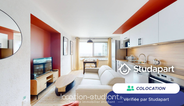 Colocation étudiante Duplex &agrave; Courbevoie (92400)