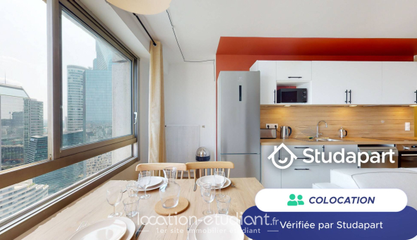 Colocation étudiante Duplex &agrave; Courbevoie (92400)