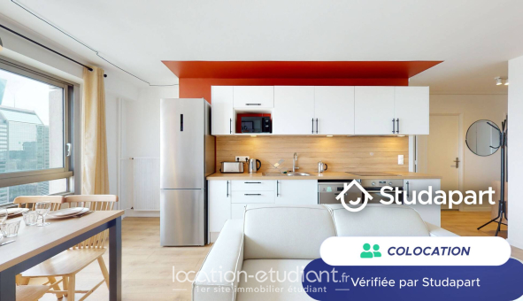 Colocation étudiante Duplex &agrave; Courbevoie (92400)
