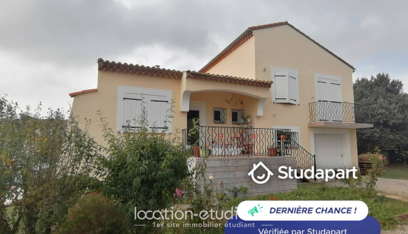Colocation étudiante Studio &agrave; Coursan (11110)