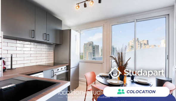 Colocation étudiante Studio &agrave; Créteil (94000)