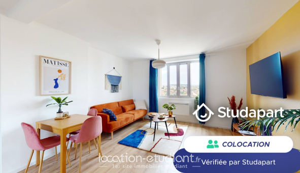 Colocation étudiante Studio &agrave; Dijon (21000)