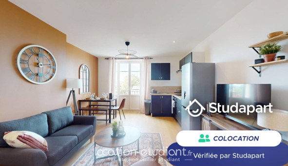Colocation étudiante Studio &agrave; Dijon (21000)