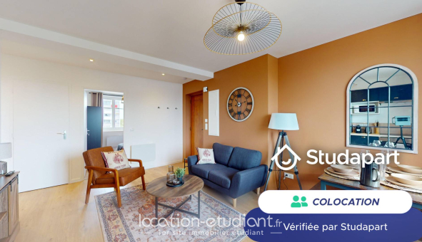Colocation étudiante Studio &agrave; Dijon (21000)
