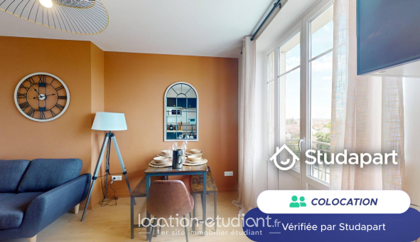 Colocation étudiante Studio &agrave; Dijon (21000)