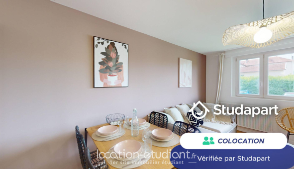 Colocation étudiante Studio &agrave; Dijon (21000)