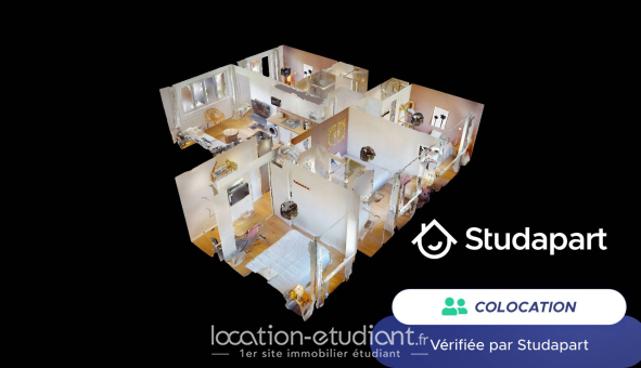 Colocation étudiante Studio &agrave; Dijon (21000)