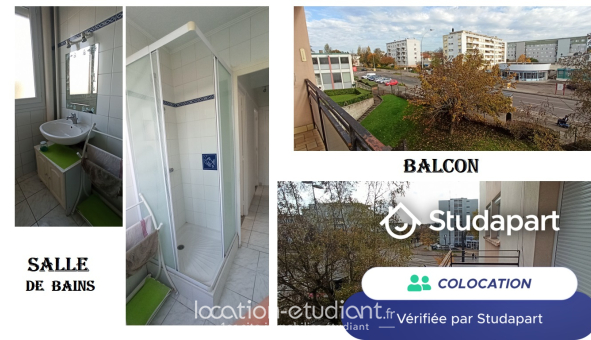 Colocation étudiante T4 &agrave; Dijon (21000)