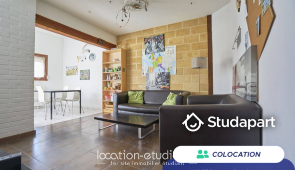 Colocation étudiante Studio &agrave; Douai (59500)