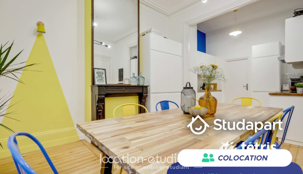 Colocation étudiante Studio &agrave; Dunkerque (59240)
