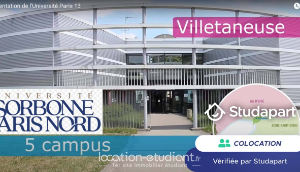 Colocation étudiante Studio &agrave; Épinay sur Seine (93800)