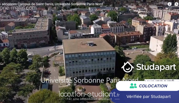 Colocation étudiante Studio &agrave; Épinay sur Seine (93800)