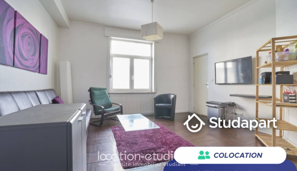 Colocation étudiante Studio &agrave; Faches Thumesnil (59155)