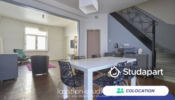 Colocation étudiante Studio &agrave; Faches Thumesnil (59155)