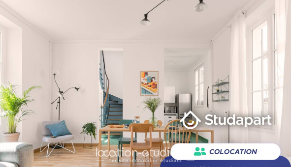 Colocation étudiante Studio &agrave; Fontainebleau (77300)