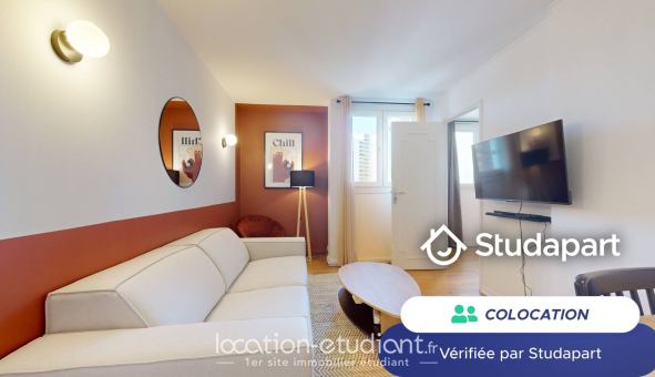 Colocation étudiante Studio &agrave; Gennevilliers (92230)