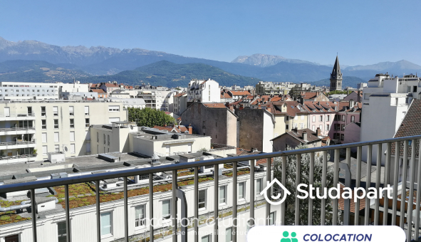 Colocation étudiante T3 &agrave; Grenoble (38000)