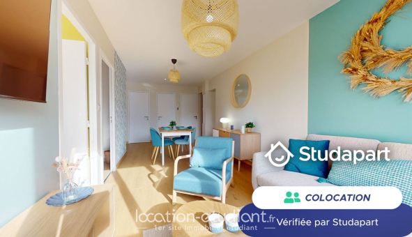 Colocation étudiante Studio &agrave; Grenoble (38000)
