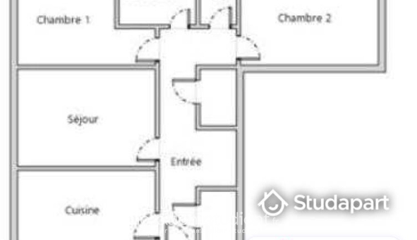 Colocation étudiante T3 &agrave; Grenoble (38000)