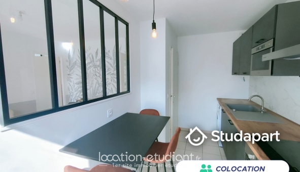 Colocation étudiante T4 &agrave; Grenoble (38000)