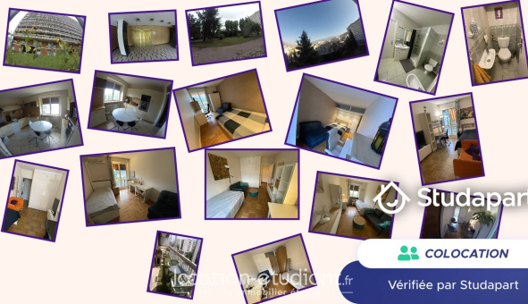 Colocation étudiante Studio &agrave; Grenoble (38000)