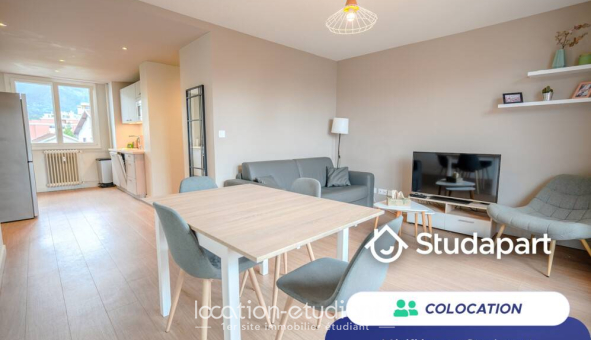 Colocation étudiante T5 &agrave; Grenoble (38000)