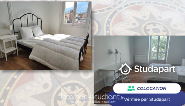 Colocation étudiante T4 &agrave; Grenoble (38000)