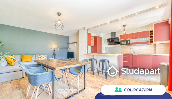 Colocation étudiante T4 &agrave; Grenoble (38000)