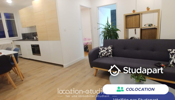 Colocation étudiante T4 &agrave; Grenoble (38000)