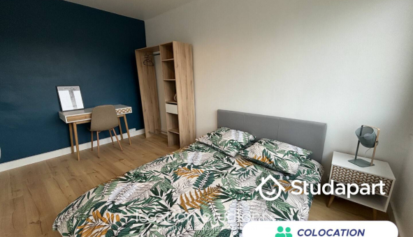 Colocation étudiante Studio &agrave; Hérouville Saint Clair (14200)