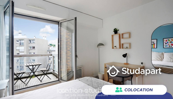 Colocation étudiante Studio &agrave; Issy les Moulineaux (92130)
