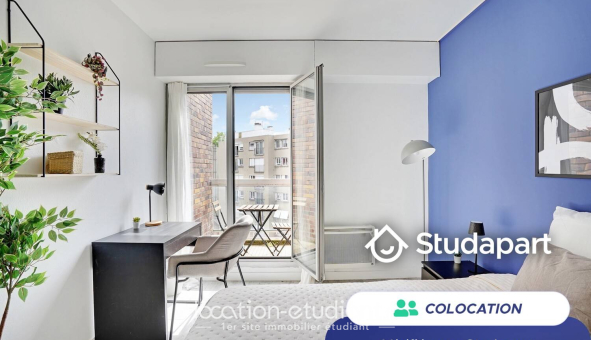 Colocation étudiante Studio &agrave; Issy les Moulineaux (92130)